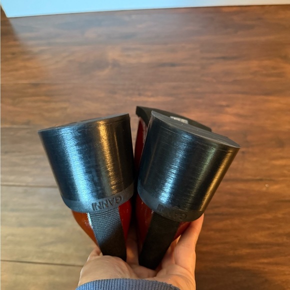 NWOT Ganni Elegant Chestnut Brown Leather Ankle Boots-Size 5, Euro 35 - Picture 10 of 12